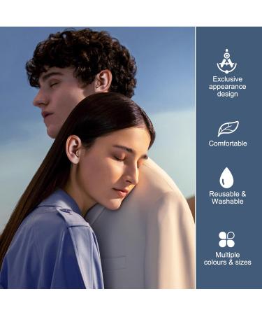 3 Pairs Reusable Ear Plugs for Sleeping | Soft Silicone Noise Cancelling Earplugs - 24dB-33dB - Perfect for Sleep Work Study Snoring Concert & Swimming - Buy Online on GoSupps.com
