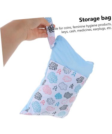 Buy Healvian Women's Menstrual Storage Bag - 2 Pcs Double Zipper Travel Tampon Organizer 35x23cm - Buy Online on GoSupps.com
