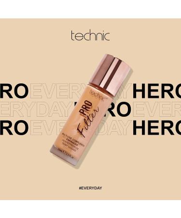 Technic Pro Filter Complexion Enhancer - Primer, Illuminator & Highlighter Serum - Medium Cool - Buy Online on GoSupps.com