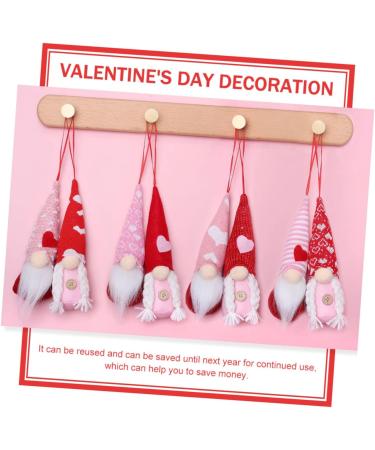 Cabilock 16 Pcs Faceless Old Couple Old Man Wedding Hanging Valentine's Day Gnome Ornament Plush Doll - Buy Online on GoSupps.com