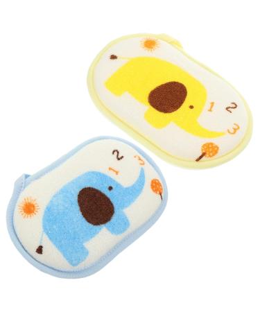 Healeved 6 pcs Cartoon Bath Sponge - Long Handle Exfoliating Scrubber & Portable Shower Tool for Clean and Lovely Bathing Experience - Buy Online on GoSupps.com