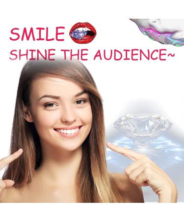 Judiferty Teeth Gems Kit - 20 Crystals with Glue and Light | Dental Jewelry Starter Kit for Teeth - Clear Diamonds - Buy Online on GoSupps.com