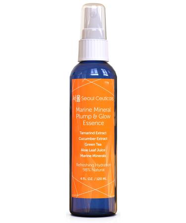 SeoulCeuticals Korean Skin Care Essence - Korean Beauty Spray Mist For Face Contains Cucumber Extract and Marine Minerals + Organic Aloe - This Essence Will Provide You With a Healthy Youthful Glow.