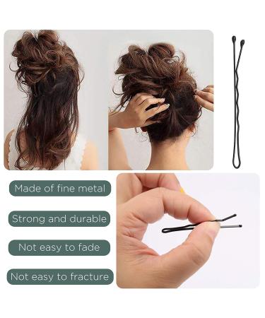 AIEX 50pcs Hair Pins & Clips - Secure Hold Hair Barrettes for Women & Girls - Perfect for Hair Salon (Black) - Buy Online on GoSupps.com