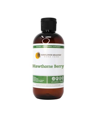 Hawthorn Berry Liquid Herbal Supplement - 8oz- Alcohol-Free Non-GMO Made with Organic Ingredients