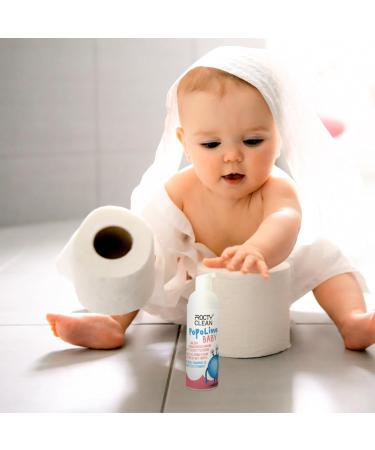 PopoLino Baby Mousse nettoyante douce au lieu de lingettes humides. Rend les fesses et l'environnement heureux avec aloe vera hamamelis begamotte et vitamine E - Buy Online on GoSupps.com