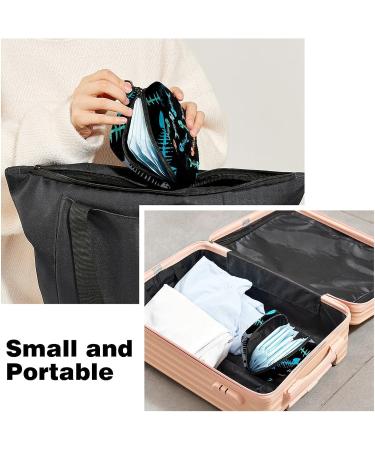 Fish Bone Print Sanitary Napkin Storage Bag | Portable Period Kit Pouch | Menstrual Cup Pad Pouch for Women/Girls - Color 11 - Buy Online on GoSupps.com