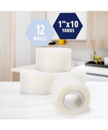 Med PRIDE Transparent Medical Tape (12 Rolls) - 1 x 10 yds - Latex-Free Clear Surgical Bandage Tape for Wound Care - Buy Online on GoSupps.com