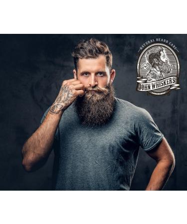 John Whiskers Bartwachs - Natural Vegan Beard Balm 30ml | Made in Germany | Cute Herbal Fragrance for Smooth Grooming - Buy Online on GoSupps.com