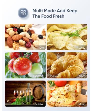 Full Automatic Food Sealer (95Kpa) | Vacuum Sealer Machine with Bags | Air Sealing System for Dry & Moist Food | Lab Tested | LED Indicator Lights | Silver - Buy Online on GoSupps.com