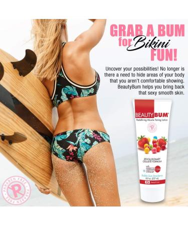 BeautyFit BeautyBum Anti Cellulite skin tightening cream for Women (Bubble Gum (with Dermacore) 8 oz) - Buy Online on GoSupps.com