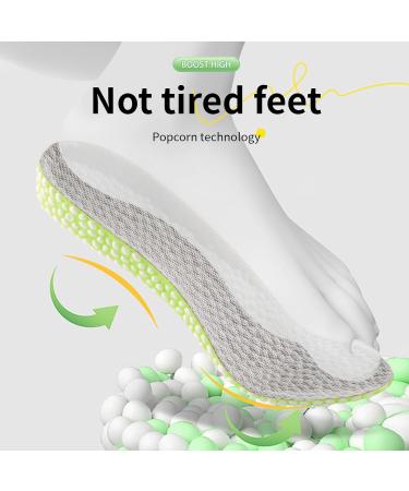 Height Increase Insoles - Comfort Memory Foam for Men & Women | Heel Cushioning & Plantar Fasciitis Relief - 3.5cm Height Boost - Buy Online on GoSupps.com