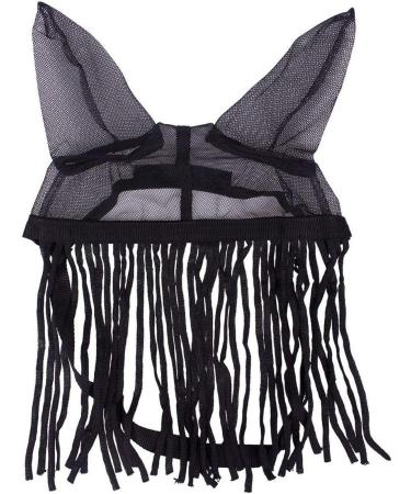 Netproshop Fly Fringes with Fine-Meshed Ears & Elastic Closure - Size Pony-XL Full Black - Buy Online on GoSupps.com