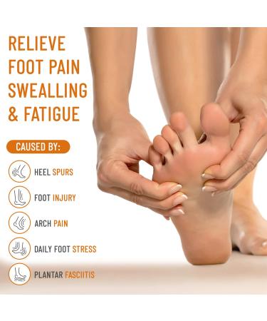 Arch Support Plantar Fasciitis Braces - Foot Care for Heel Spurs & Pain Relief (Pink - Buy Online on GoSupps.com