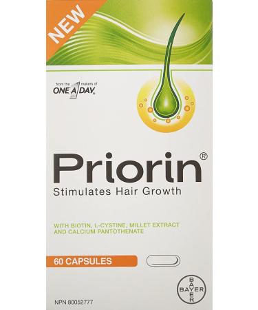 Priorin Hair Growth Capsules - 60 Count for Stronger  Thicker Hair - Buy Online on GoSupps.com