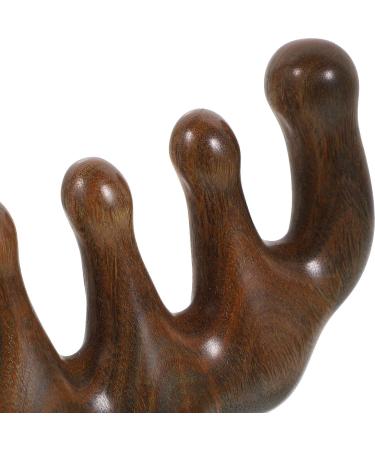 Baluue Wooden Scalp Massage Comb - Antistatic Chinese Style Wide-Tooth Hair Growth Comb for Women - Buy Online on GoSupps.com