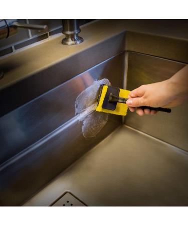 Cerama Bryte Complete Cooktop Cleaning Kit - 10 Cleaner Pads POW-R Grip Tool Scraper & Microfiber Cloth - 28 Fl Oz for Streak-Free Shine | International Shipping Available - Buy Online on GoSupps.com