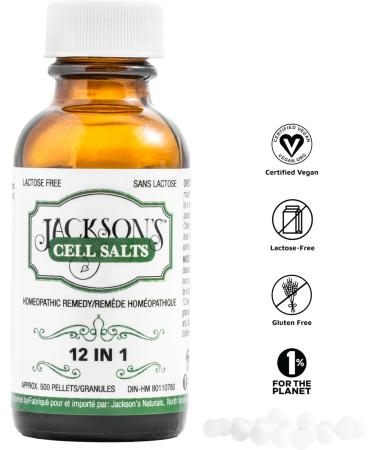 Buy Jackson's 12-in-1 Cell Salt (500 Pellets Size 30) | Certified Vegan & Lactose-Free | Best for Health & Wellness | International Shipping Available - Buy Online on GoSupps.com