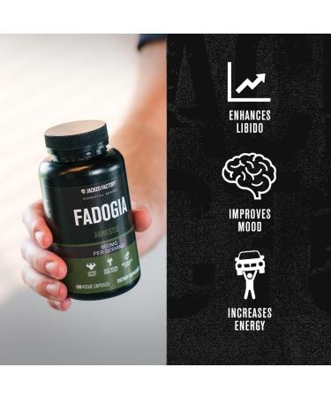 Essentials Fadogia Agrestis Extract - Fadogia Agrestis 600mg for Vitality & Energy Support Enhanced Strength Endurance & Muscle Growth - 120 Veggie Capsules - Buy Online on GoSupps.com