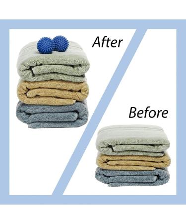 CableVantage Laundry Dryer Balls - Natural Fabric Softener Alternative for Soft Fluffy Clothes & Reduced Drying Time (Set of 4 - Buy Online on GoSupps.com