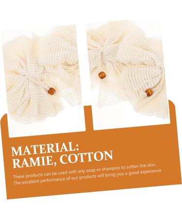 Angoily 2pcs Bath Flower Towel & Exfoliating Body Sponge - Soft Cotton Shower Wash Scrubber Balls for a Revitalizing Bath Experience - Buy Online on GoSupps.com