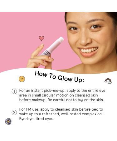 Grace & Stella Under Eye Brightener Stick - Caffeine Eye Balm for Dark Circles & Fine Lines Firming Peptides & Niacinamide Vegan & Cruelty-Free - 0.13 Oz - Buy Online on GoSupps.com