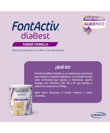 Fontactiv Diabest Vainilla Bote 400G - Buy Online on GoSupps.com