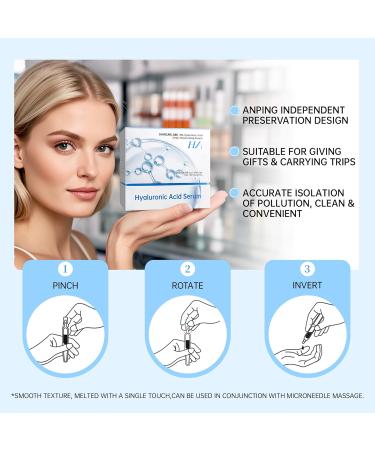 5% Ultra Hydrating Serum Vials with Niacinamide Collagen Stem Cell Wake Nature Perfection|AntiAging|Deep Hydration|CellActivation-1.5ml*30Pcs Ultra Hyaluronic Acid Serum for Face 1 Fl Oz (Pack of 1) - Buy Online on GoSupps.com