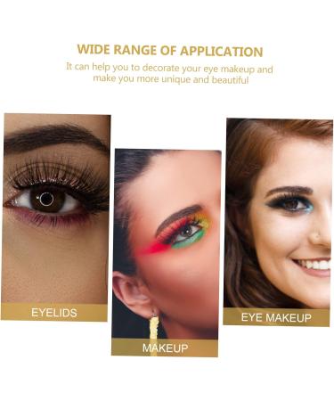 FOYTOKI 4 Pairs adhesive eyeliner tape adhesive eye line strip eyeliner eyelash sticker plastic 1 count (Pack of 1) Gloden - Buy Online on GoSupps.com