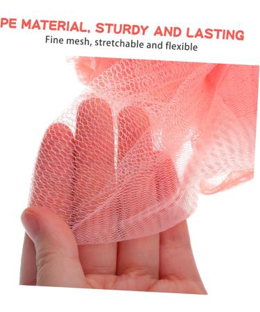 Beavorty 5pcs Exfoliating Shower Scrunchie & Loofah Pouf - Soft Bath Sponge & Scrubber for Perfect Cleanse - Ideal for Spa Experience - Buy Online on GoSupps.com