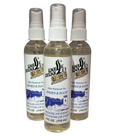 Unkle Skunkle's Odor Remover for Shoes and Such 4 Ounce (Triple Pack)