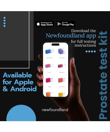 Newfoundland Prostate Test Kit - Rapid PSA Home Self-Test for Prostate Health - CE & MHRA Certified - Buy Online on GoSupps.com