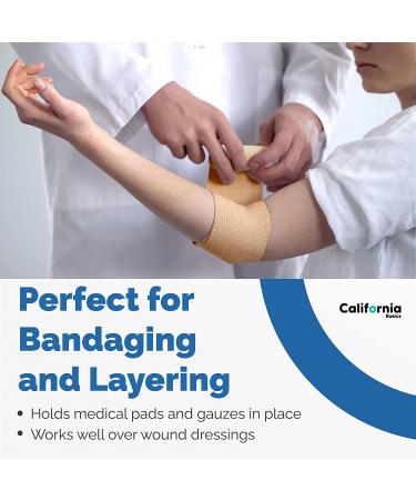 4-inch Self Adherent Cohesive Wrap Bandages (8 Pack) - Brown Athletic Tape for Hand, Wrist, and Ankle - Premium-Grade Medical Stretch Wrap - 5 yds Self Adhesive Bandage Wrap - Buy Online on GoSupps.com