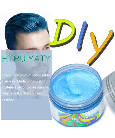 Buy Temporary Blue Hair Color Wax | Washable Natural Hair Spray for Kids & Adults | Perfect for Cosplay Halloween & Parties - Buy Online on GoSupps.com
