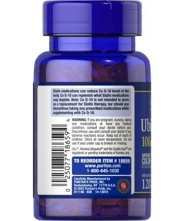 Buy Ubiquinol 100mg - Supports Heart Health | 120 Softgels | Puritan's Pride - International Shipping Available - Buy Online on GoSupps.com