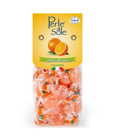 Perle di Sole Gel es aux Fruits saveur Orange avec V ritable Jus de Fruit 200 g Douces D lices M diterran ennes aux Agrumes Italiens Douceur Naturelle Made in Italy Sans Gluten