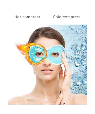 Cooling Eye Mask | Reusable Gel Mask for Migraine Relief | Hot Cold Therapy for Puffy Eyes & Swelling | International Shipping Available - Buy Online on GoSupps.com