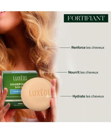 Lux ol Fortifying Solid Shampoo Strengthens Nourishes & Moisturizes For Dry Hair Made in France 75g - Buy Online on GoSupps.com