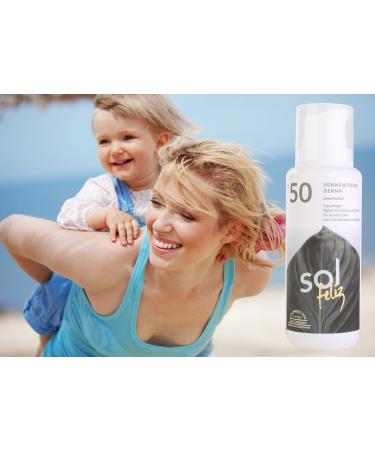 Sol Feliz Dermatological Sun Cream SPF 50 - 200ml (1 Pack) | Best Sunscreen for All Skin Types - Shop Now! - Buy Online on GoSupps.com