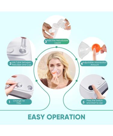 Desktop Compressor Nebulizer Machine for Adults and Kids - Home Use with Tubing and Mouthpiece - Buy Online on GoSupps.com