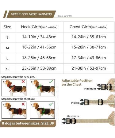 Buy Heele Dog Crockery & Large Dog Harness | Front & Back Clips Neck Release - International Shipping - Buy Online on GoSupps.com