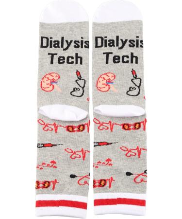 PXTIDY Dialysis Tech Socks Set - Perfect Gift for Phlebotomists and Renal Nurses | 2 Pairs Included - Buy Online on GoSupps.com