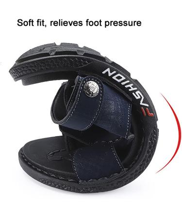 Men's Orthopedic Summer Sandals for Toe Correction and Plantar Fasciitis - Gris, 26cm - Buy Online on GoSupps.com