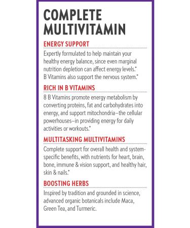 New Chapter Energy Supplement - Perfect Energy Multivitamin for Balanced Energy + Stress Support with B Vitamins + Vitamin D3 + Organic Non-GMO Ingredients - 96 ct 96.0 Servings (Pack of 1) Energizing Multivitamin - Buy Online on GoSupps.com