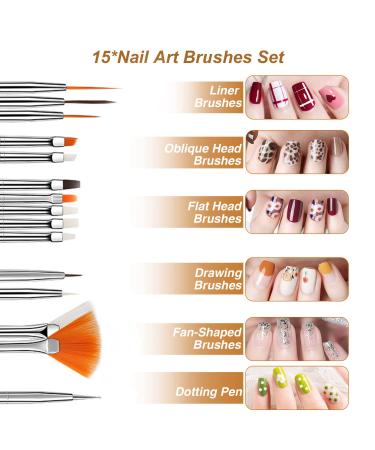 Acrylic Nail Kit for Beginners | Complete Starter Set with Acrylic Powder Liquid Nail Drill & UV Light All-in-One Full Supplies in Black - Buy Online on GoSupps.com