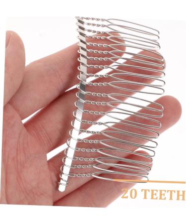 Ipetboom 20 Side Hair Combs Hair Claw Clips for Women Bridal Comb for Veil Headwear for Women Metal Hair Metal Wire Hair Clip Comb Hair Accessories French Side Comb Miss Headband Wedding - Buy Online on GoSupps.com