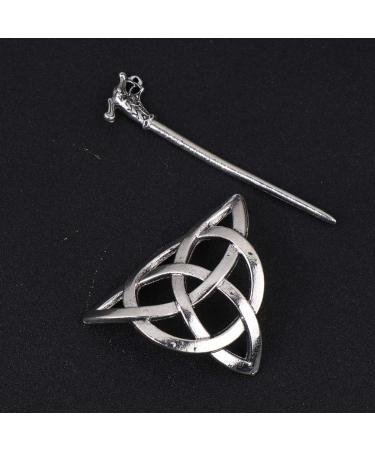 Buy Lurrose 2pcs Celtic Hair Clip - Vintage Irish Barrette Pin & Viking Hair Accessories for Men & Women - International Shipping - Buy Online on GoSupps.com