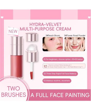 Cream Blush | Blush Highlighter Eyeshadow Stick | Long-Lasting Face Makeup and Lipstick | Party Birthday Christmas Wedding Holiday Office Travel School - Buy Online on GoSupps.com