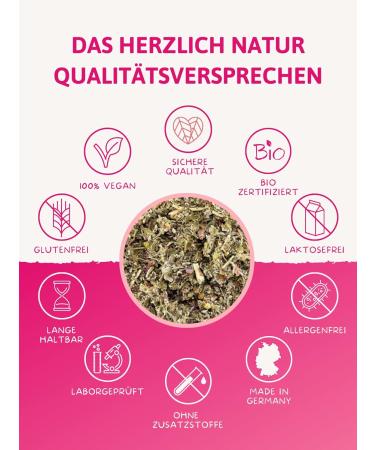 Organic Raspberry Leaf Tea 80g | Loose Herbal Tea for Pregnancy | 100% Natural & Organic Certified Warmly - Buy Online on GoSupps.com