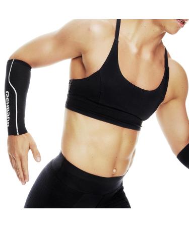 Buy Rehband Neoprene Underarm Sleeve - Compression Bandage for Basketball & Volleyball - Black Medium | Arm Support & Forearm Cover - Buy Online on GoSupps.com
